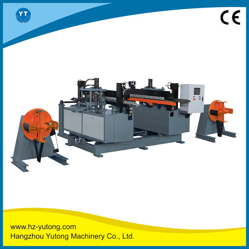 High efficiency double side nailing equipment for wooden box