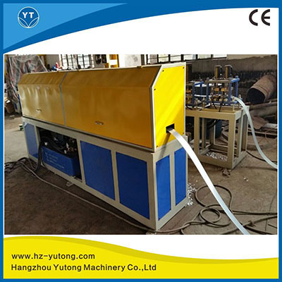 Double strip steel strip forming machine for plug-in wooden box